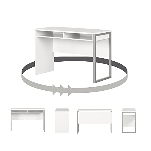 Pure White Metal Desk R609389