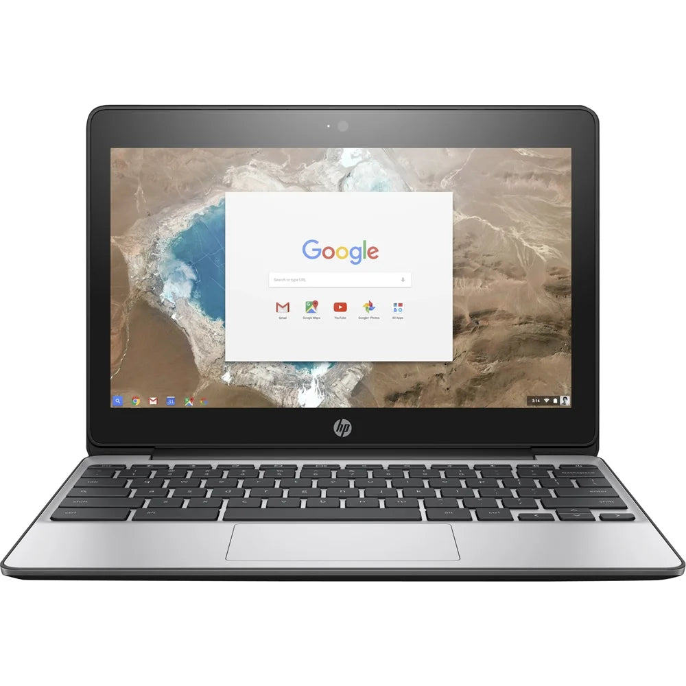 Restored 11.6" Chromebook, Intel Celeron N3060, 4GB RAM, 16GB SSD, Chrome OS, Black N643