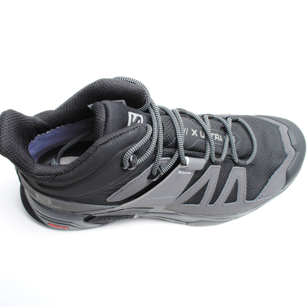 Black / Magnet / Pearl Blue Mid Wide GTX Hiking Shoes L154155