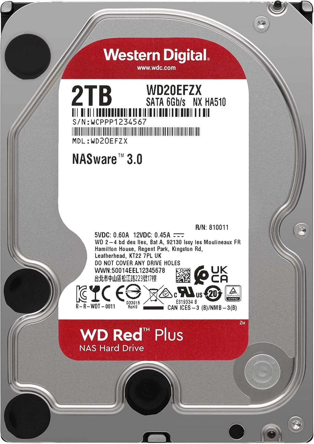 8TB NAS Internal Hard Drive HDD D543