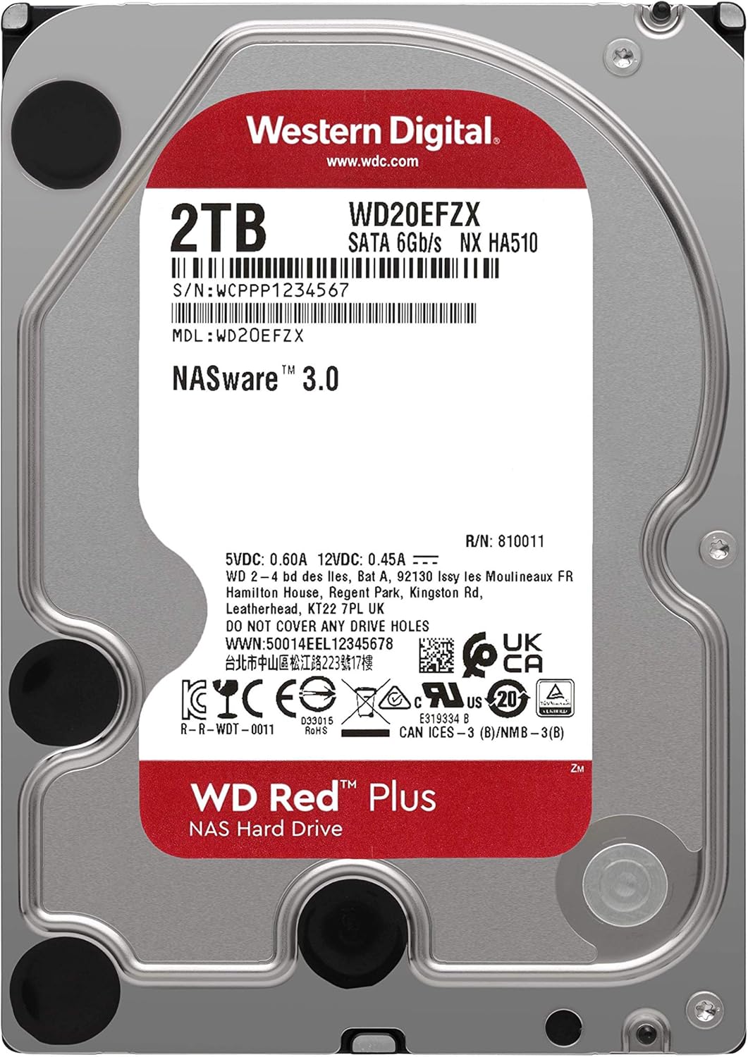 8TB NAS Internal Hard Drive HDD D543