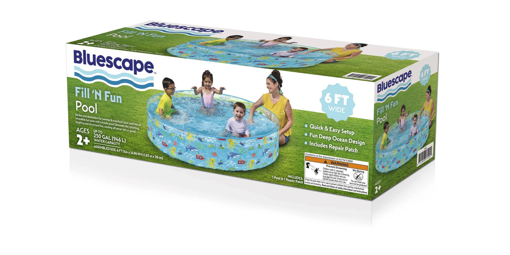 Round Multi-Color Above-Ground Kiddie Pool P9931