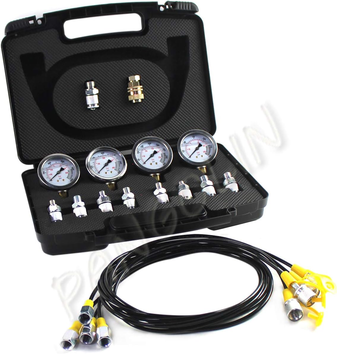 Hydraulic Pressure Test Kit 25/40/60MPa Gauge Tester G9648