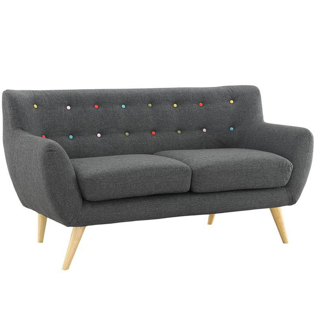 2 Piece Gray Sofa Set V923067