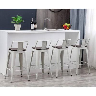 Solid Wood Swivel Counter Stool I39893