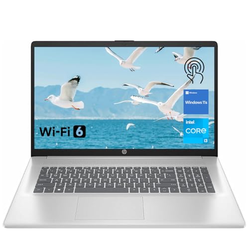 17.3" Touchscreen Laptop, Intel Core i3-N305, 32GB RAM, 128GB eMMC + 1TB SSD, Silver C677
