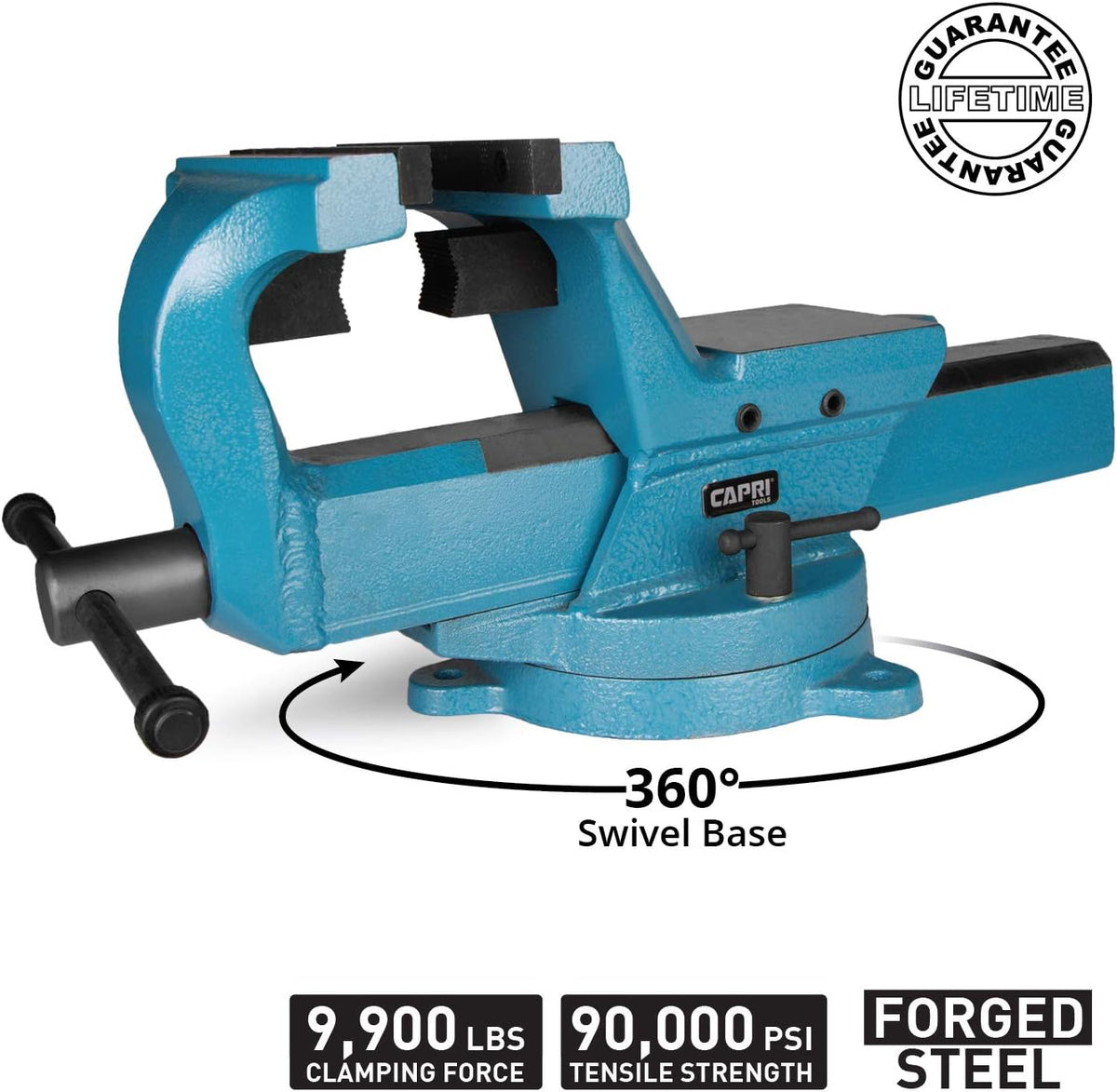 Forged Steel Bench Vise, 7 I2970