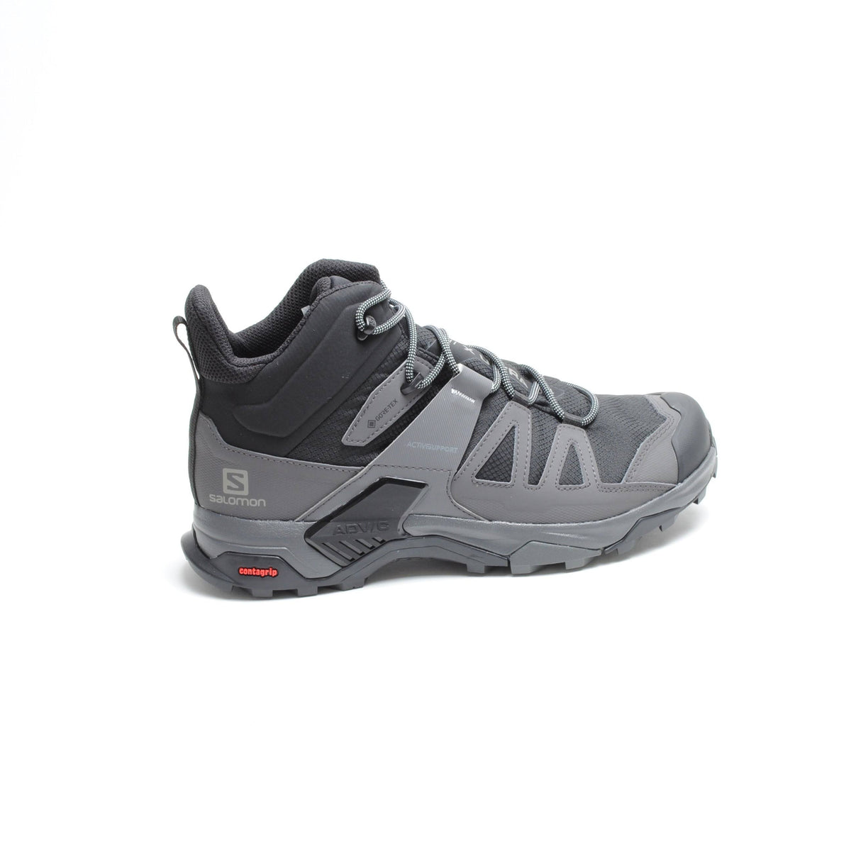 Black / Magnet / Pearl Blue Mid Wide GTX Hiking Shoes L154155