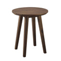 Dark Brown Acacia Wood Outdoor Side Table O584