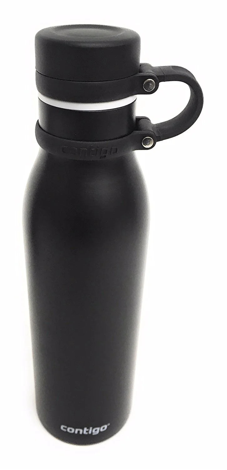 20 oz Stainless Steel Water Bottle 2-Pk Matte Black K634012