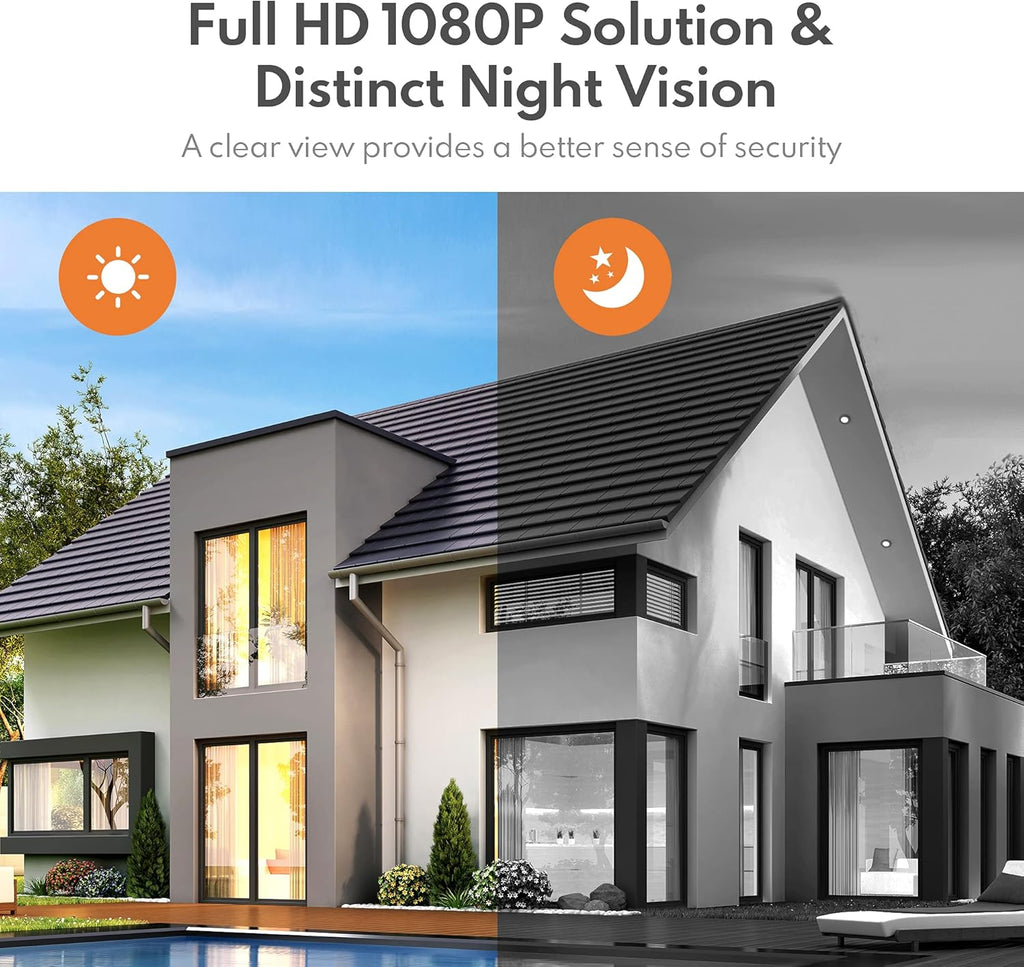 Outdoor Security Camera with Solar Panel V2295