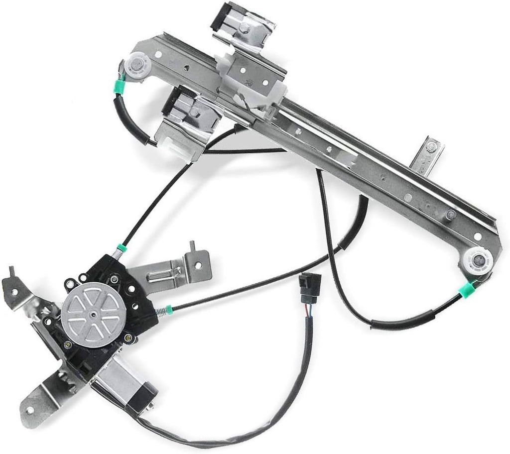 Rear Left Window Regulator with Motor for Chevrolet Tahoe GMC Yukon 2000-2006 Cadillac Escalade 2002-2006 Pack of 2 S8688