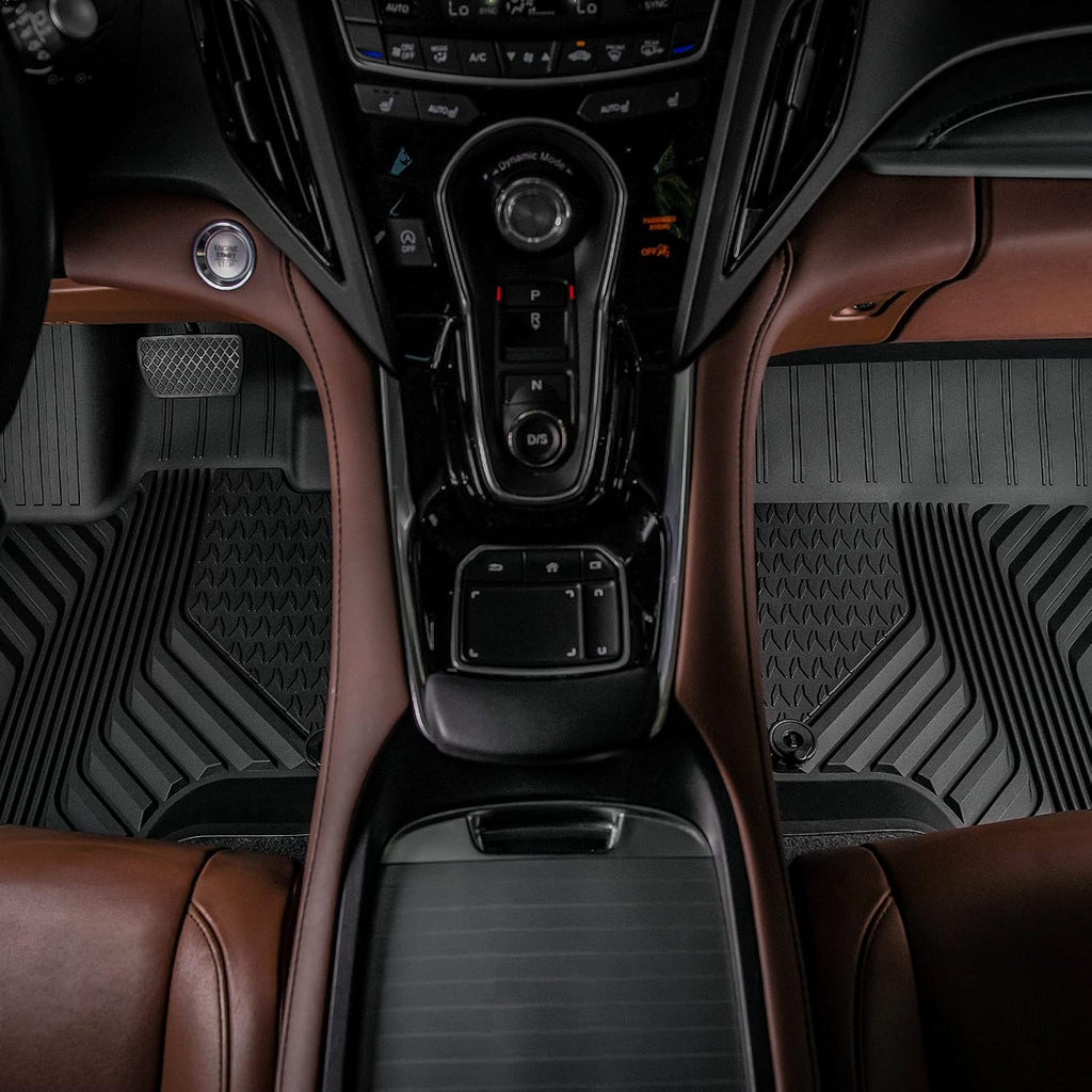 Black TPE All Weather Floor Mats Full Set B512901
