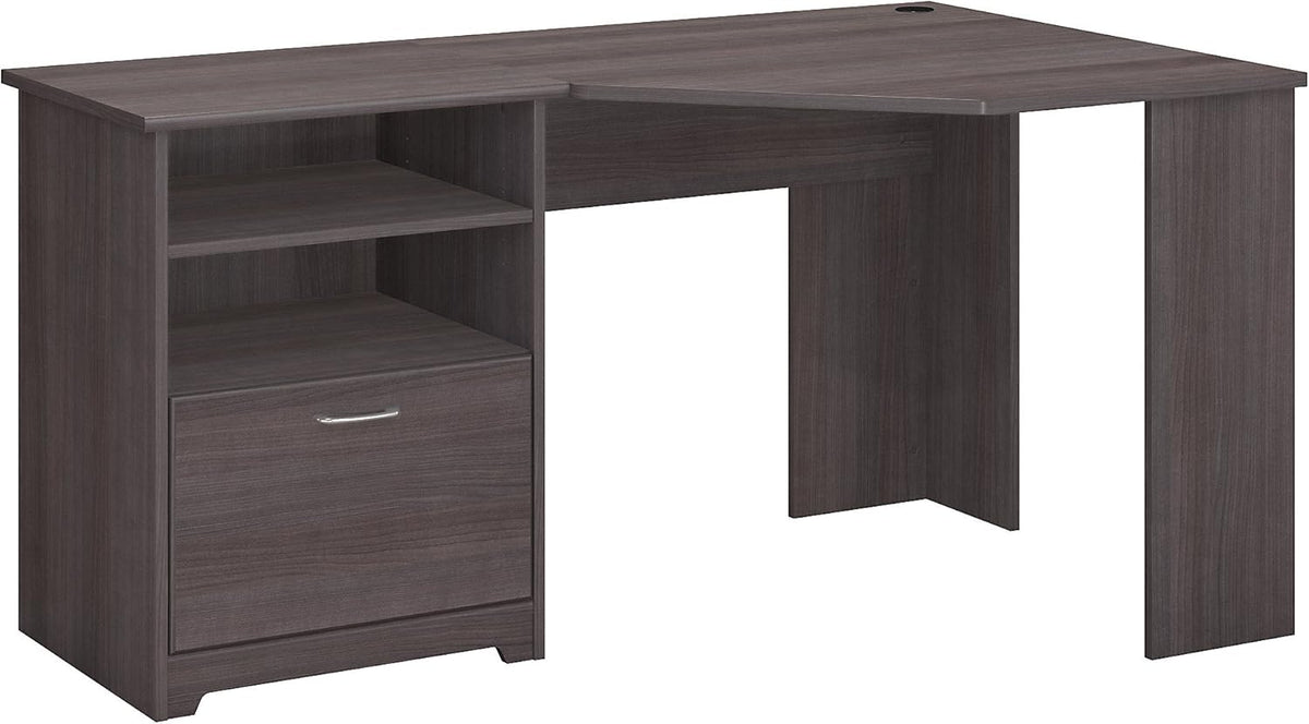 Heather Gray Corner Desk F292596