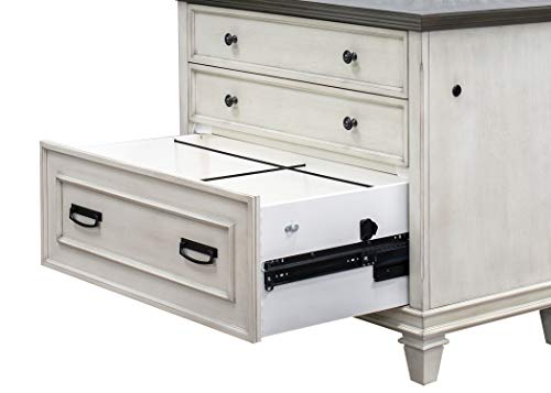 Brown Lateral File Cabinet W8708