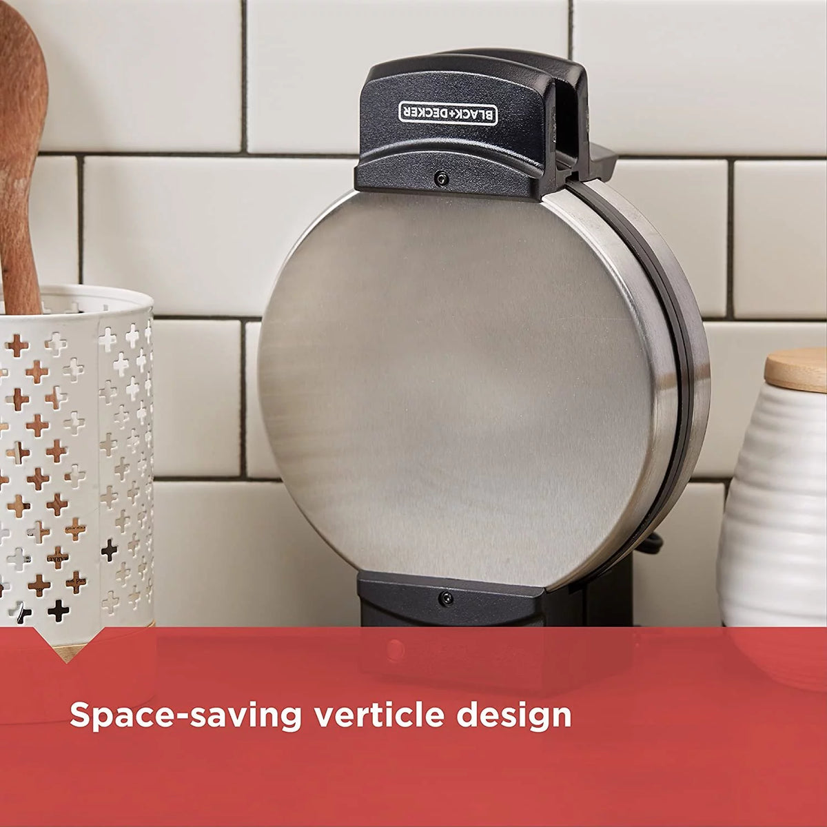 Stainless Steel Belgian Waffle Maker N8189