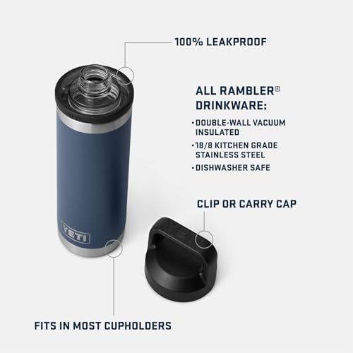 18 oz Vacuum Insulated Stainless Steel Bottle with Chug Cap C8129