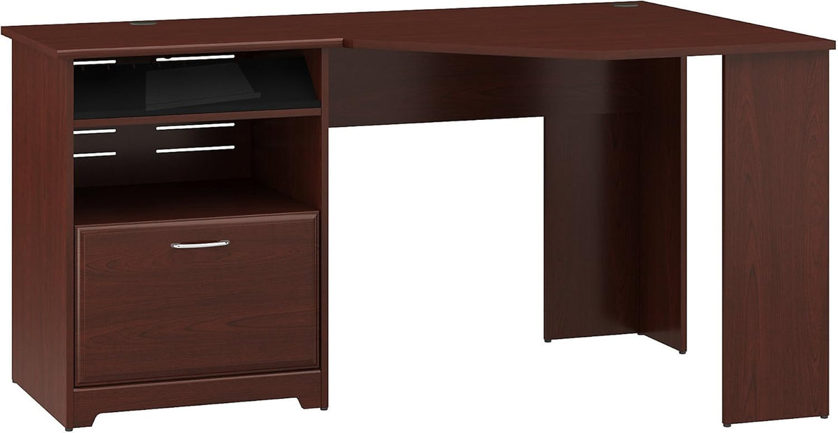 Heather Gray Corner Desk F292596