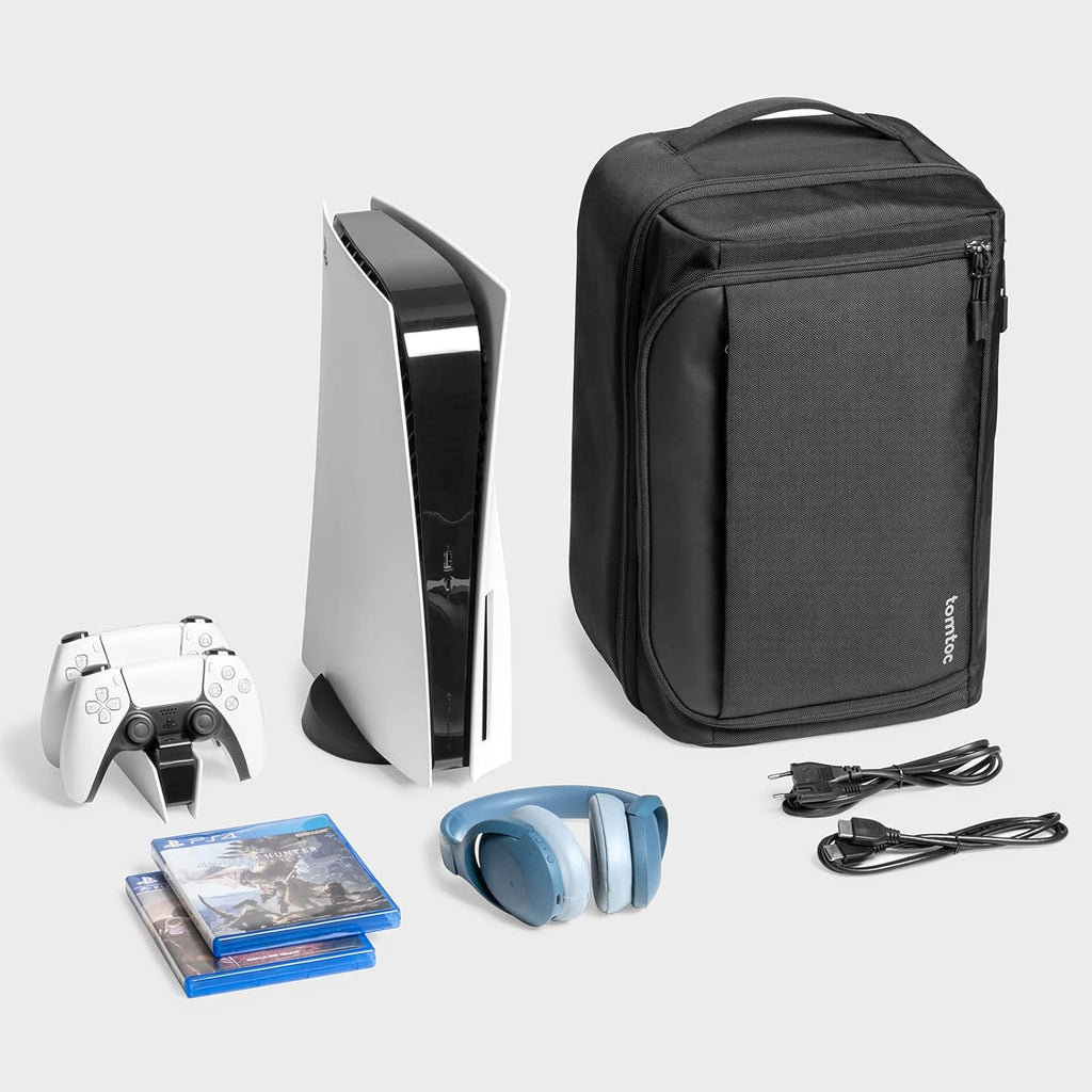 Travel Backpack for PS5 Console, Accessories, Protective Carrying Case Storage Bag J186