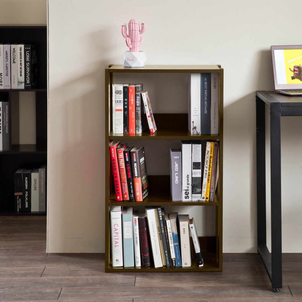 3-Shelf Bookcase Brown O510120