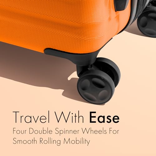 21 Inch Hardside Carry On Luggage with 4 Spinner Wheels Q16753