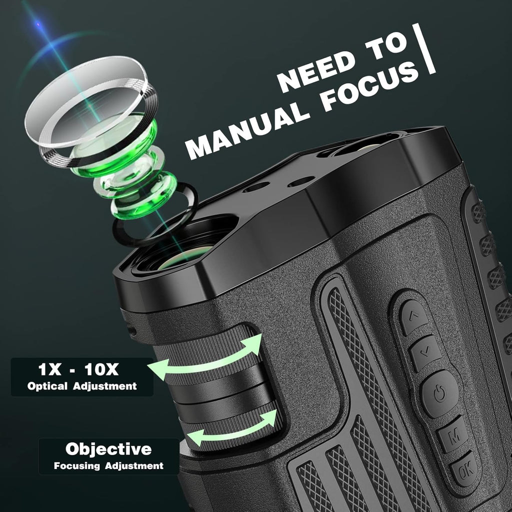 Night Vision Goggles Infrared Digital Binoculars 10x Optical Zoom 3.2” Widescreen L3742