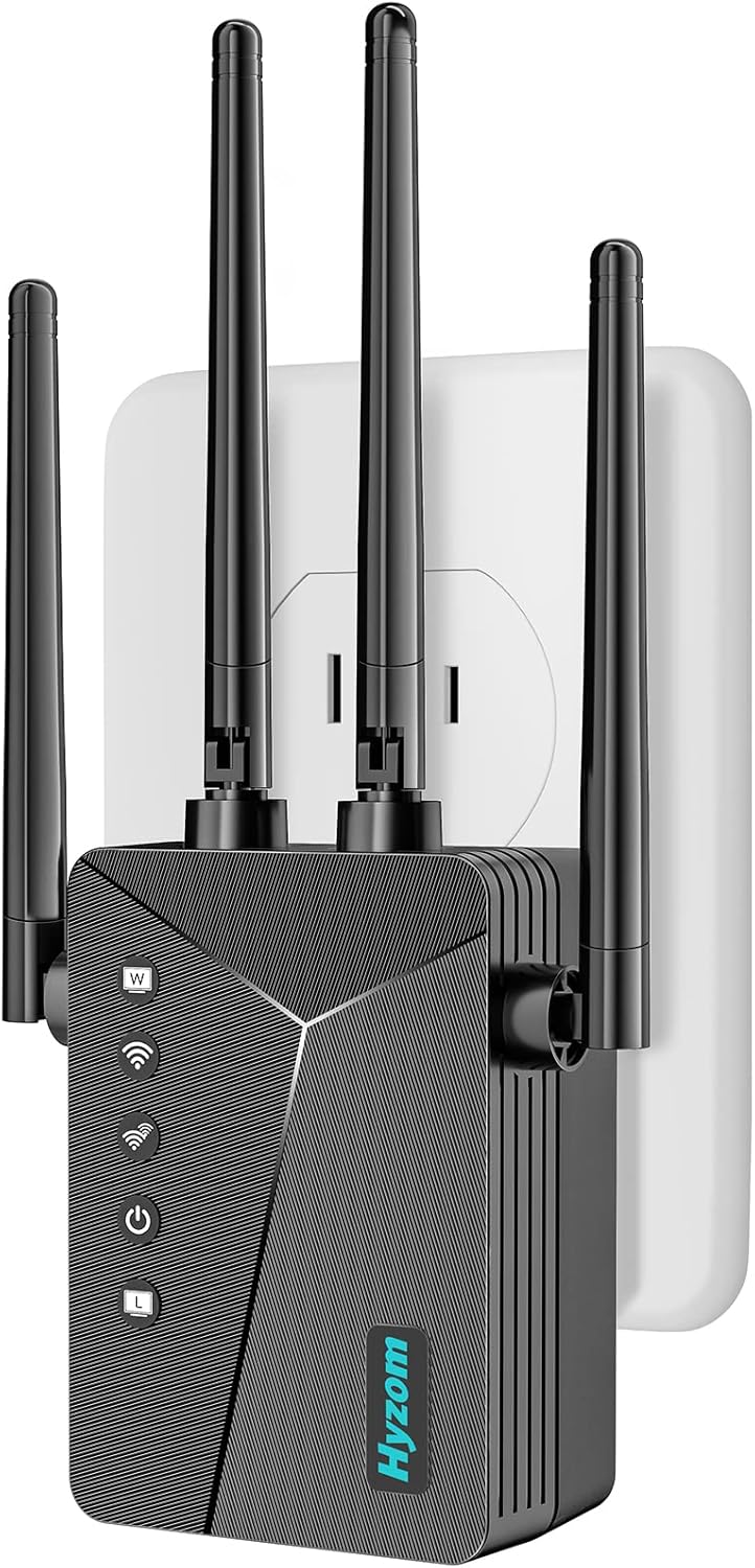 WiFi Range Extender up to 7000 sq.ft, Wireless Internet Repeater with Ethernet Port, Pack of 2 D395