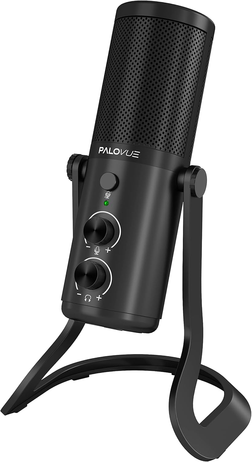 USB Computer Microphone Condenser with Noise Cancelling Instant Mute Pack of 2 F122073