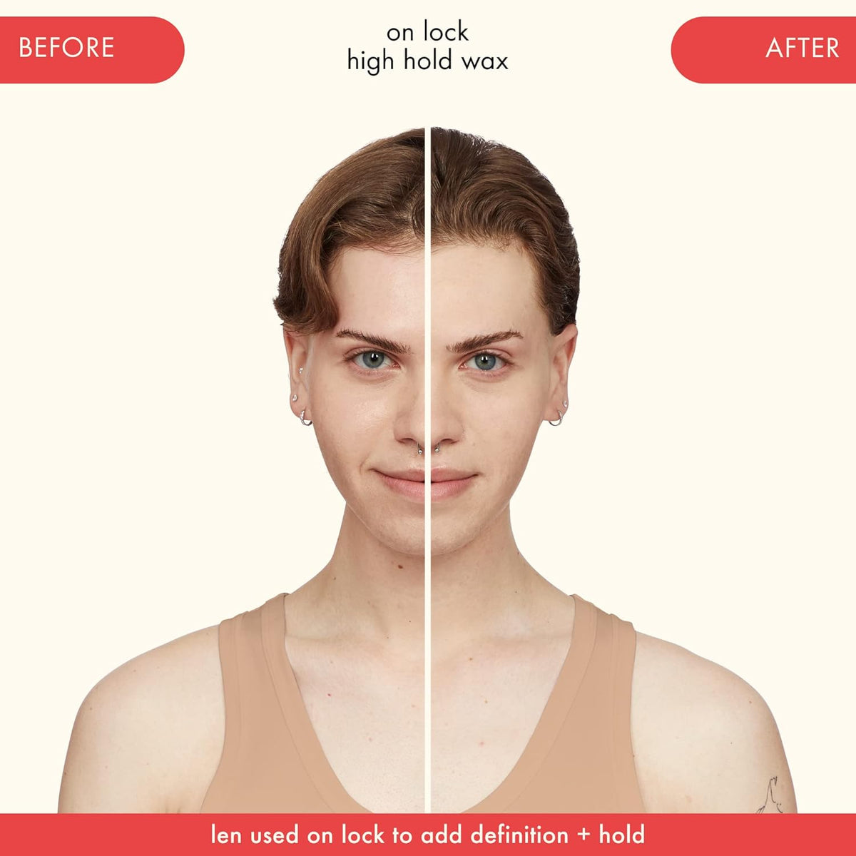 High hold hair wax F1655