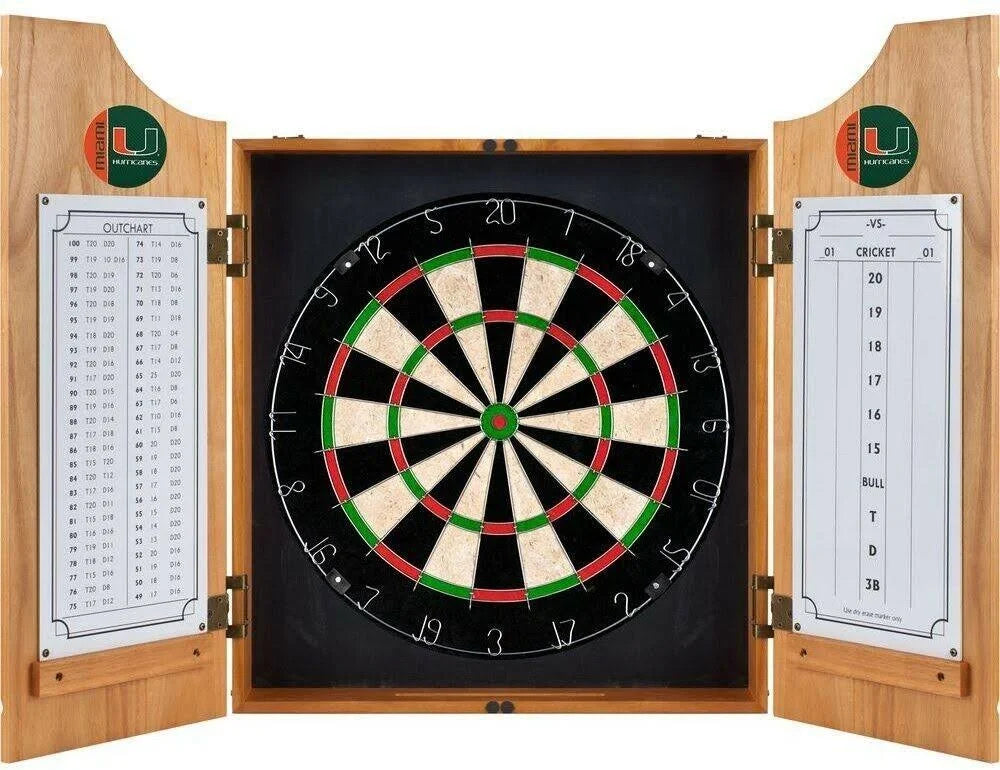 Wood Dart Cabinet Set X5502