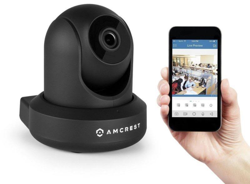 1080p WiFi Indoor Pan/Tilt Security IP Camera Black A742