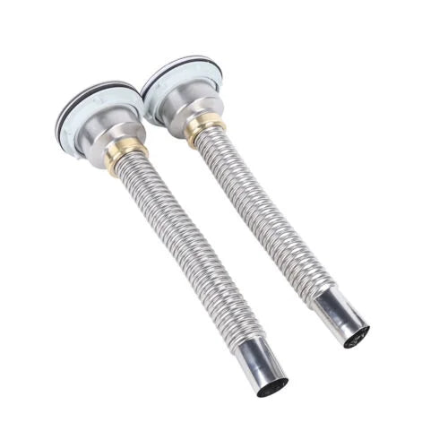 Silver Flexible Double Bowl Drain Hose G1066