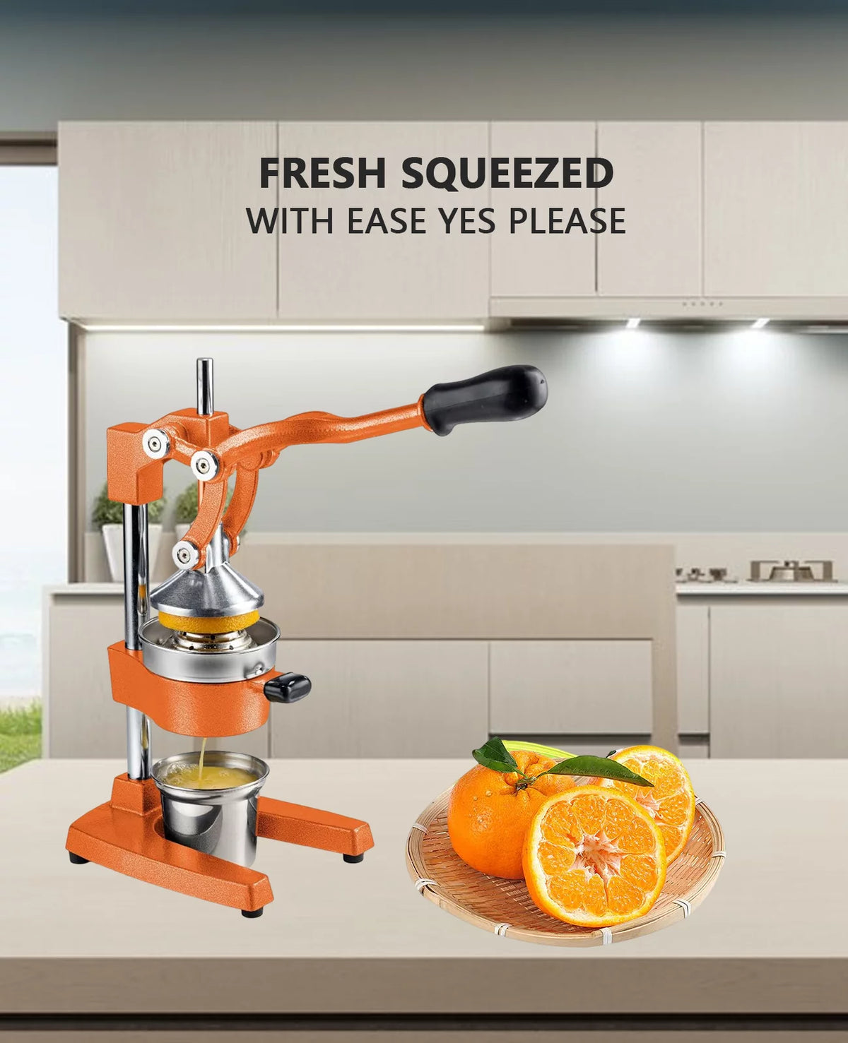 Commercial Grade Manual Hand Press Citrus Juicer J3936