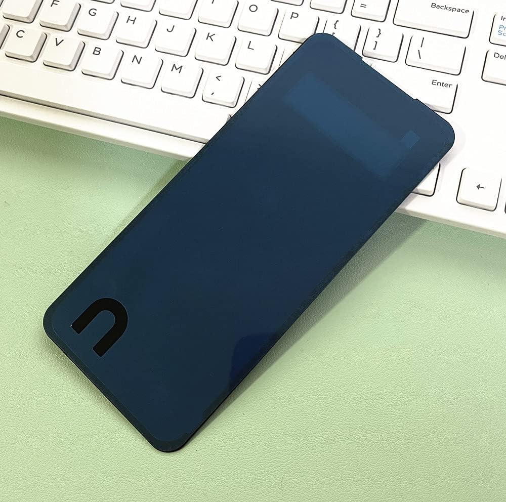 Black Front Glass Replacement with Pre-Installed Tape Parts Back Glass for LG V60 ThinQ Dual Screen Z226