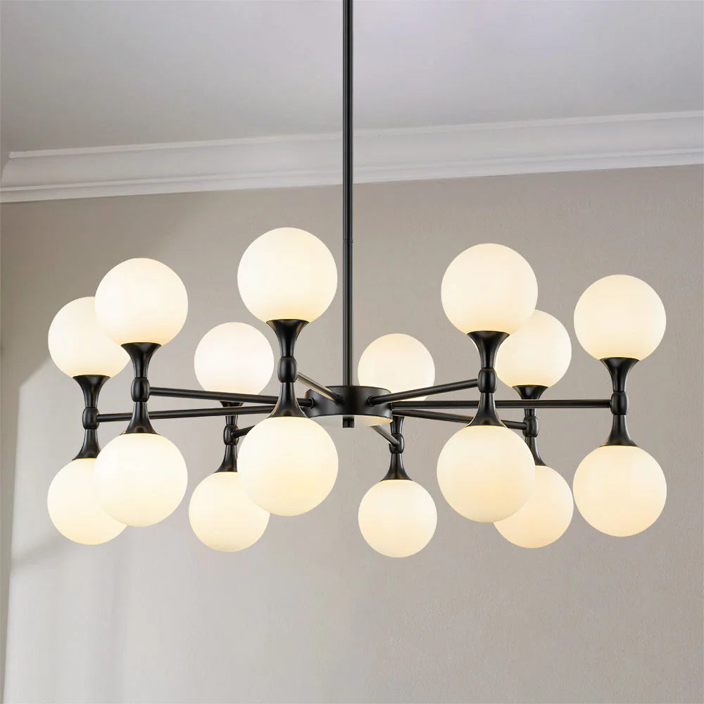 16-Light Dimmable Sputnik Linear Chandelier K41851