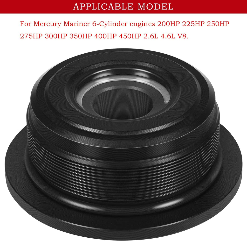 Black Outboard Trim Cap 6-Cylinder O88192