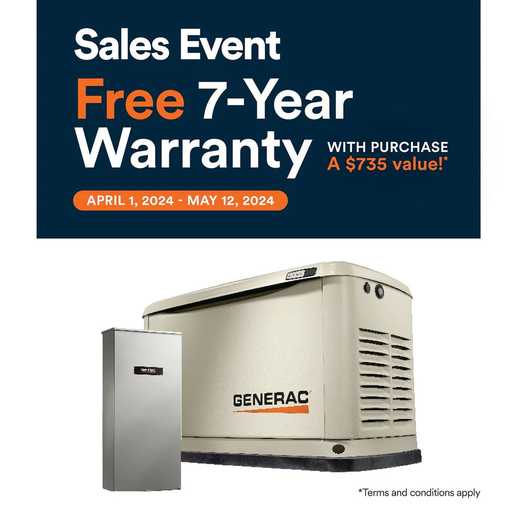 22 KW/19.5 KW Air Cooled Home Standby Generator with Wi-Fi with 200 Amp Transfer Switch S562007