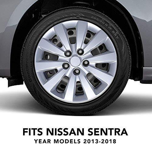 16-Inch Matte Black Wheel Covers (Set of 4) Y261