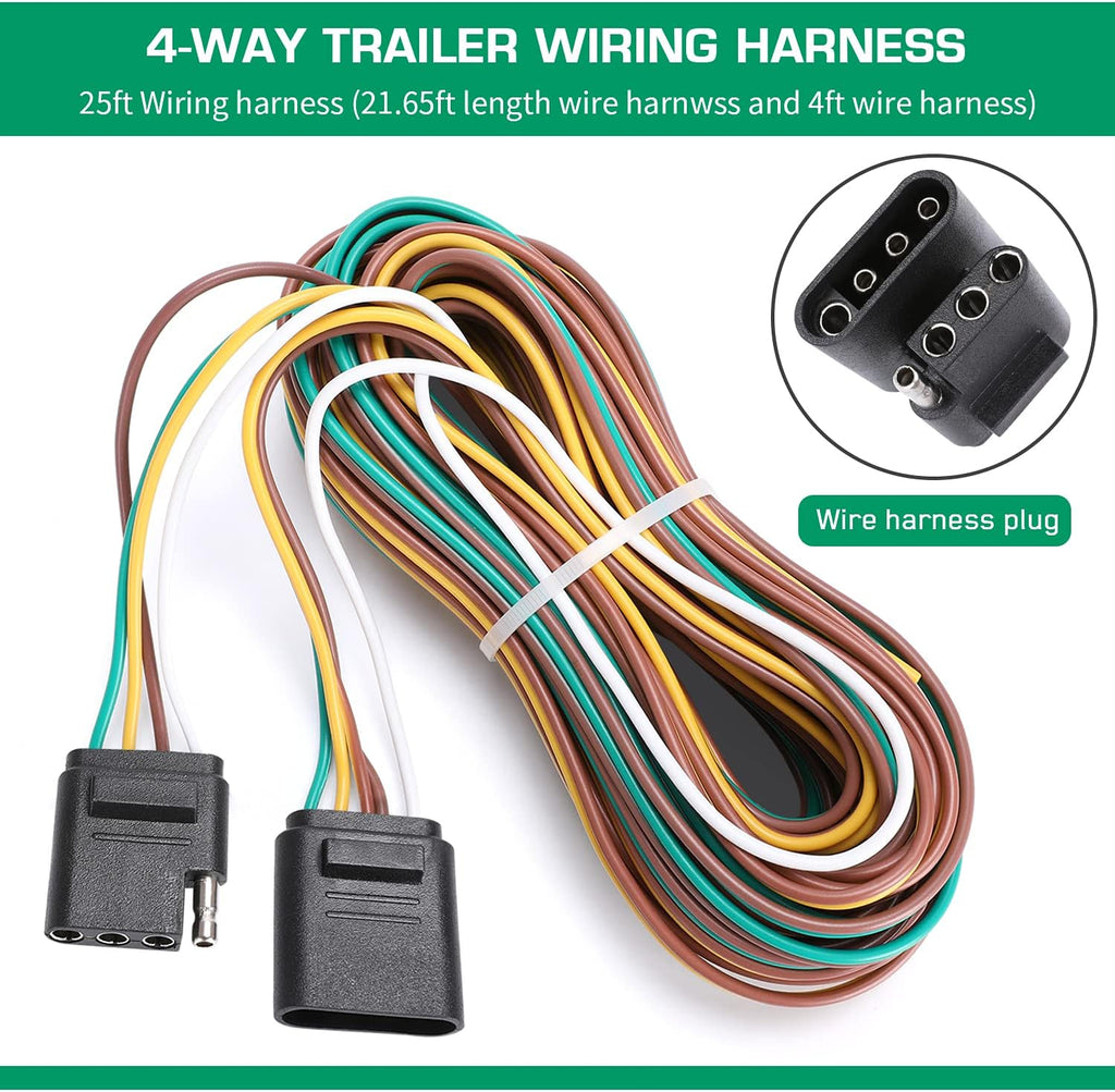 Submersible LED Trailer Light Kit, Waterproof Tail Lights T94128