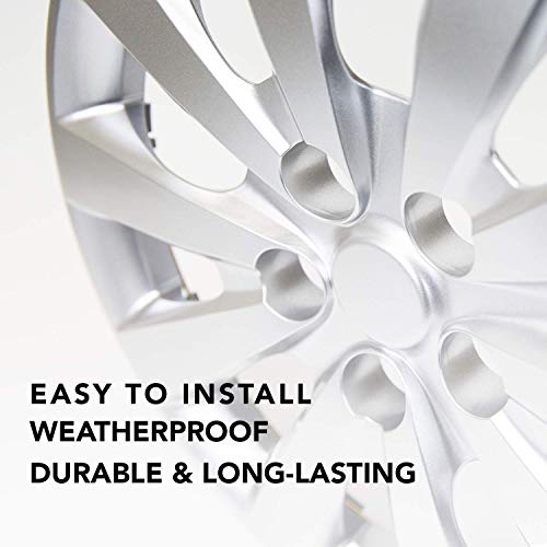 16-Inch Matte Black Wheel Covers (Set of 4) Y261