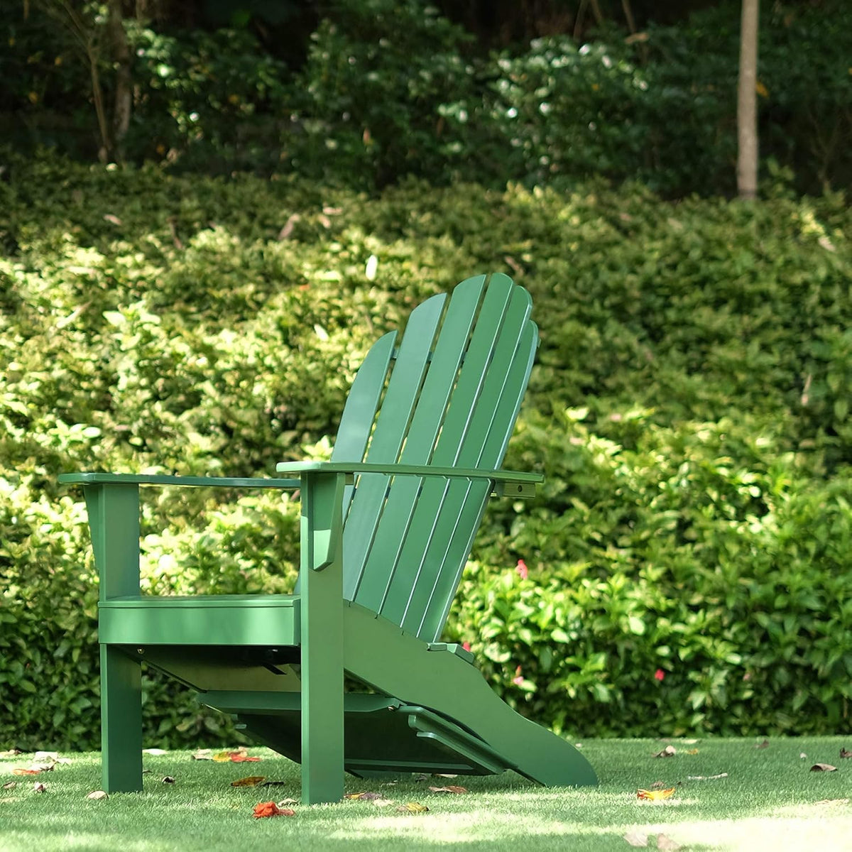 Yellow Adirondack Chair with Tray Table F569