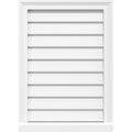 PVC Vertical Surface Mount Gable Vent O844