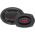 6 x 9 inch 4 Way 180W Coaxial Speaker, 1 Pair, Black Q91442