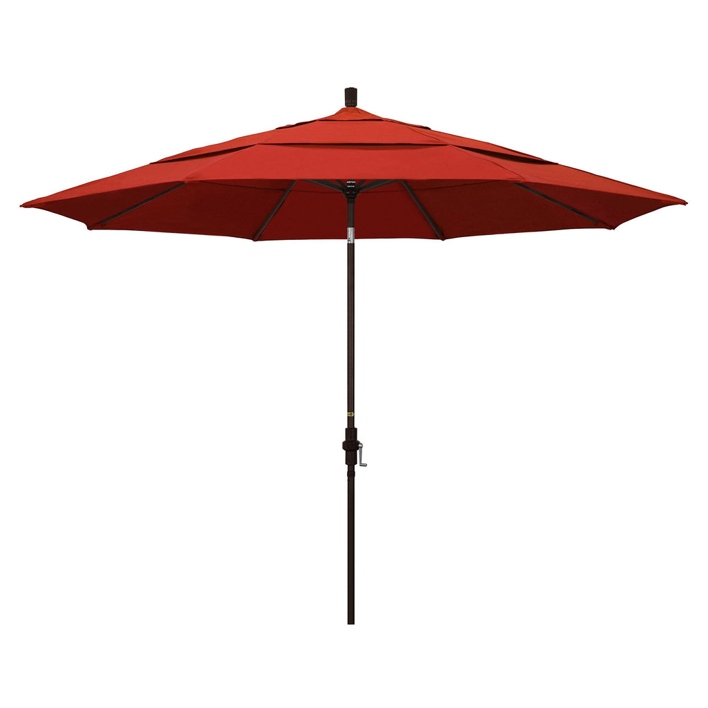 11' Aluminum Market Umbrella Collar Tilt F8929