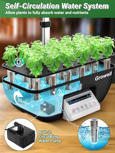 17 Pods Indoor Garden with Full-Spectrum Grow Lights G885792