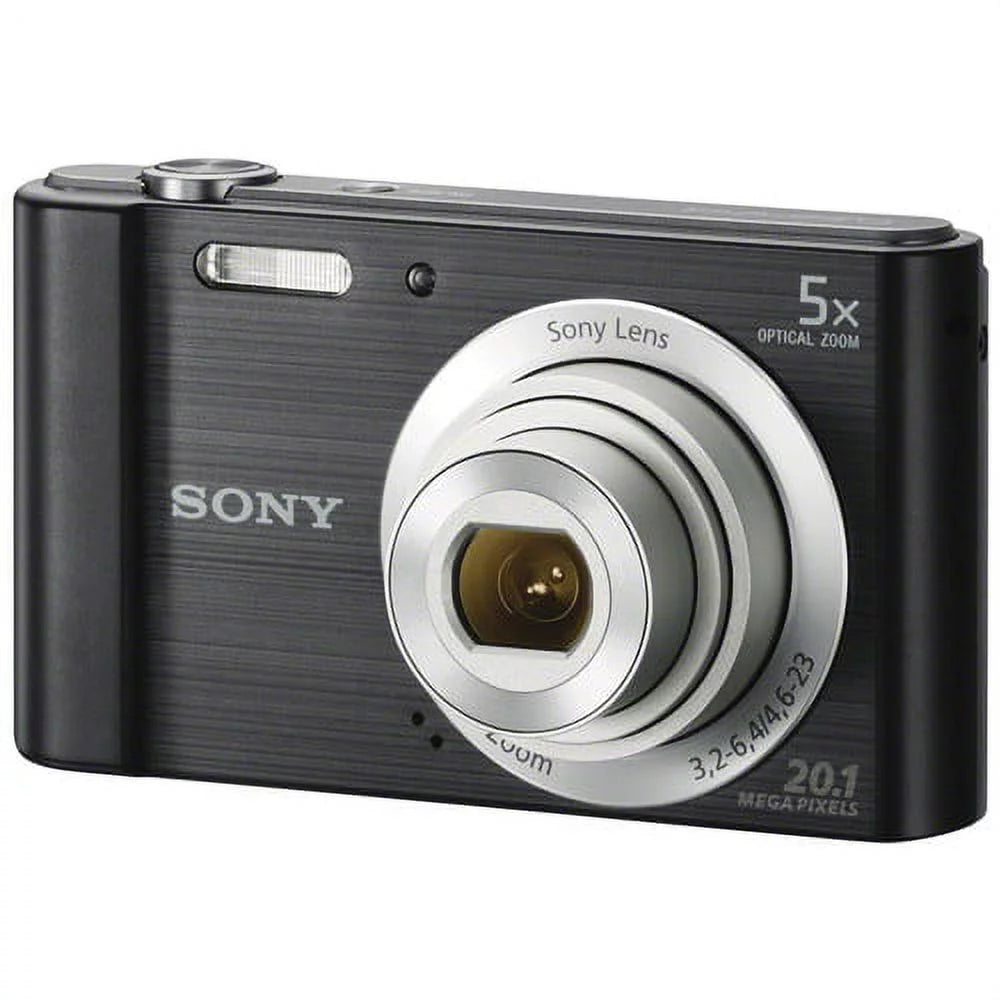Black Digital Camera with 32GB Memory Card Y40421