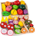 Wooden Play Food Set with Wooden Tray Z3152