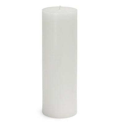 Unscented White Pillar Candle Set of 24 N752