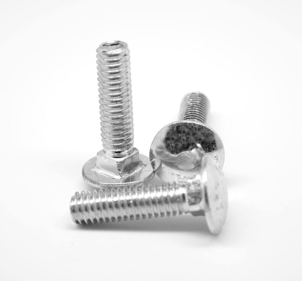 7/16x22-14 x 1 3/4x22 Coarse Thread Grade 5 Carriage Bolt Medium Carbon Steel Zinc Plated X222