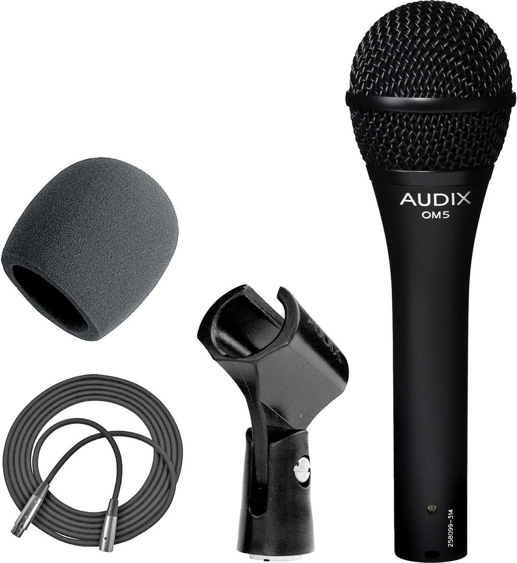 Dynamic Microphone with Foam Windscreen and XLR Cable Y35995